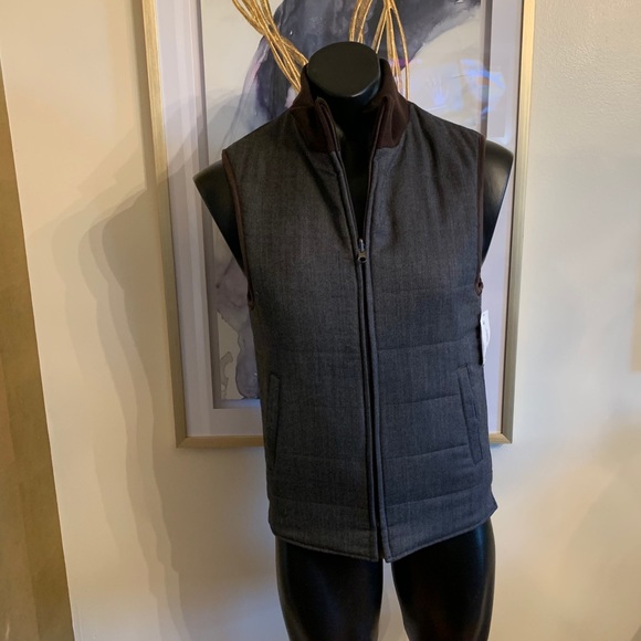 NWT STAFFORD SIGNATURE MEN’S REVERSIBLE VEST